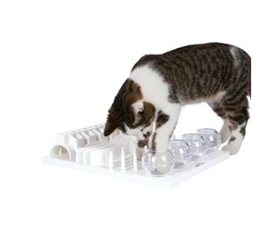 Katt - Trixie Cat Activity Fun Board strategy game 30 × 40 cm light grey - TX4590