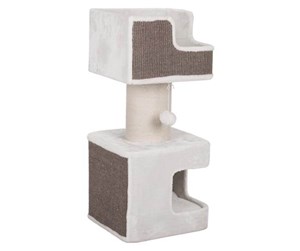 Katt - Trixie Ava scratching post XXL 86 cm white/grey - TX44668