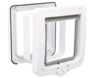 Katt - Trixie 4-Way cat flap with tunnel 20 × 22 cm white - TX44231