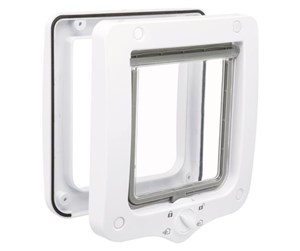 Katt - Trixie 4-Way cat flap 20 × 22 cm white - TX44211