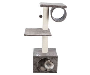 Katt - Trixie Cat Tree San Fernando Scratching Post Grey 106cm - TX43952