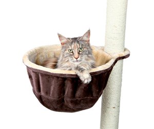 Katt - Trixie Cuddly bag for scratching posts plush ø 38 cm beige/brown - TX43910