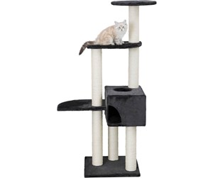 Katt - Trixie Cat Tree Scratching Post Alicante Black 142cm - TX43867