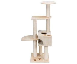 Katt - Trixie Cat Tree Scratching Post Alicante Beige 142cm - TX43861