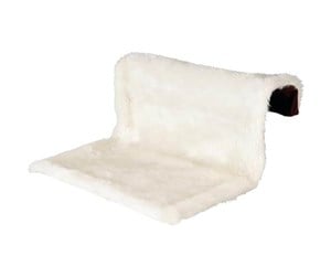 Katt - Trixie Radiator bed longhair plush/suede-look 45 × 26 × 31 cm cream/brown - TX43141