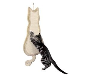 Katt - Trixie Scratching board cat sisal rug/plush catnip 35 × 69 cm beige - TX43112