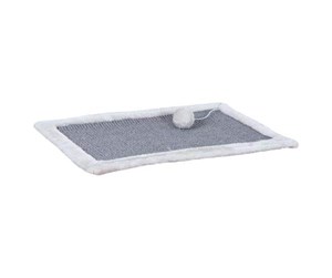 Katt - Trixie Scratching mat sisal rug/plush 55 × 35 cm grey/light grey - TX43110