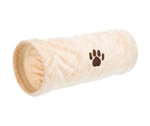 Katt - Trixie Playing tunnel plush ø 22 × 60 cm beige - TX42981