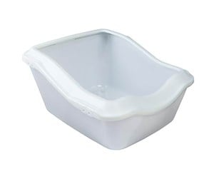 Katt - Trixie Cleany Cat cat litter tray with rim 45 × 29 × 54 cm white - TX40371