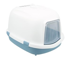 Katt - Trixie Primo XXL Top cat litter tray with hood 56 × 47 × 71 cm blue/white - TX40177