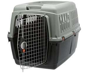 Hund - Trixie Be Eco Giona 5 transport box M: 60 × 61 × 81 cm anthracite/grey-green - TX39893