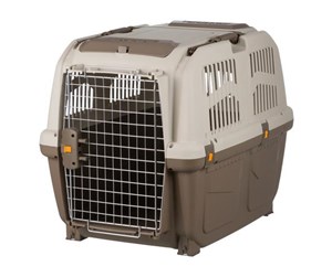 Hund - Trixie Skudo 5 transport box M: 59 × 65 × 79 cm taupe/sand - TX39743