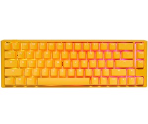 Tastatur - Ducky One 3 Yellow SF 65% MX Blue - ND - Gamingtastatur - Uten numpad - Nordisk - Gul - DKON2167ST-CFIPDYDYYYC1