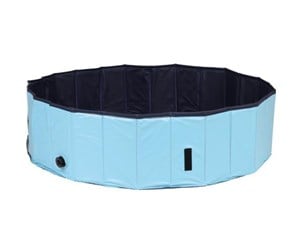 Hund - Trixie Dog pool ø 160 × 30 cm light blue/blue - TX39483