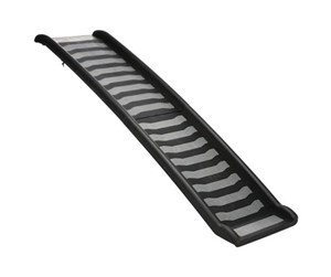 Hund - Trixie Folding ramp plastic/TPR 39 × 160 cm black/grey - TX39477