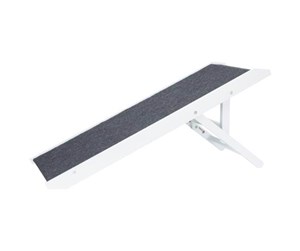 Hund - Trixie Ramp height-adjustable MDF 36 × 90 cm white - TX39375