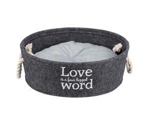 Hund - Trixie Lian basket round felt ø 45 cm anthracite - TX38396