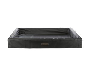 Hund - Trixie Remo vital bed square artificial leather 110 × 80 cm black - TX38301