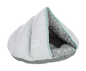 Hund - Trixie Junior cave 45 × 30 × 40 cm light grey/mint - TX38254