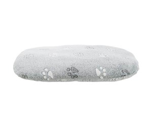 Hund - Trixie Nando cushion oval 90 × 65 cm light grey - TX37854