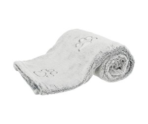 Hund - Trixie Nando Blanket soft fleece 100x70cm Light Grey - TX37848