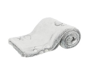 Hund - Trixie Nando Blanket soft fleece 75x50cm Light Grey - TX37847