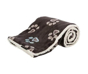 Hund - Trixie Jimmy blanket soft plush 100 × 70 cm taupe/beige - TX37617