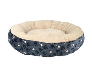 Hund - Trixie Tammy bed round ø 70 cm blue/beige - TX37378