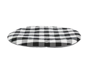 Hund - Trixie Scoopy cushion oval 64 × 41 cm black/white/grey - TX37223