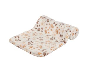 Hund - Trixie Lingo blanket soft fleece 75 × 50 cm white/beige - TX37177