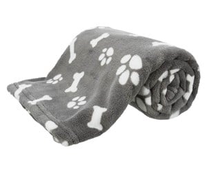 Hund - Trixie Dog Blanket Kenny Plush Grey 75x50cm - TX37095