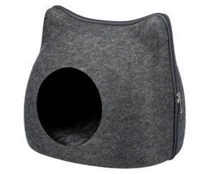 Katt - Trixie Cat cave felt 38 × 35 × 37 cm anthracite - TX36318