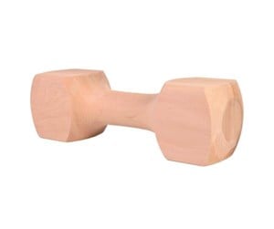 Hund - Trixie Wooden retrieving dumbbell angular 25 cm approx. 650 g - TX3224