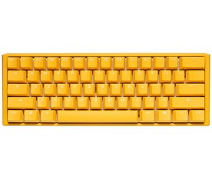 Tastatur - Ducky One 3 Yellow Mini 60% MX Red - ND - Gamingtastatur - Uten numpad - Nordisk - Gul - DKON2161ST-RFIPDYDYYYC1