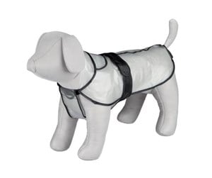 Hund - Trixie Tarbes raincoat L: 60 cm transparent/black piping - TX3007