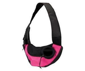 Hund - Trixie Sling Front Bag 50 × 25 × 18 cm pink/black - TX28956