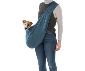 Hund - Trixie Junior Pet Front Carrier Soft Blue 22x20x60cm Up to 5kg - TX28947