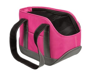 Hund - Trixie Alea carrier S: 16 × 20 × 30 cm pink/grey - TX28857