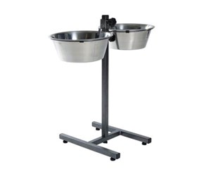 Hund - Trixie Dog bar stainless steel/metal 2 × 4.5 l/ø 29 cm - TX24923