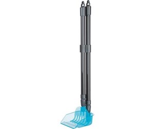 Hund - Trixie Dustpan with rake 57–102 cm grey/blue - TX23650