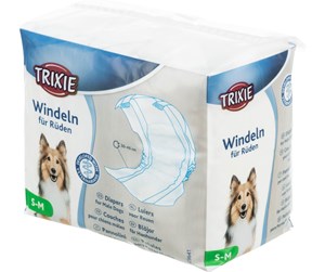 Hund - Trixie Diapers for Male Dogs S–M: 30–46 cm (12-Pack) - TX23641