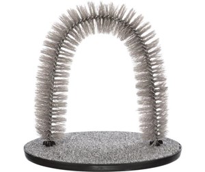 Katt - Trixie Massage and fur care arch cat 36 × 33 cm grey - TX23130