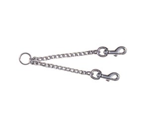 Hund - Trixie Twin chain coupler L–XL: 60 cm/4.0 mm - TX2252