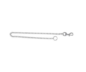 Hund - Trixie Chain leash M–L: 80 cm/3.0 mm - TX21962