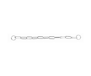 Hund - Trixie Long link choke chain M: 46 cm/3.0 mm - TX2148