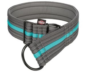 Hund - Trixie Fusion choke L–XL: 48–58 cm/50 mm graphite/ocean - TX207525