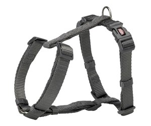 Hund - Trixie Premium H-harness L: 60–87 cm/25 mm graphite - TX204916