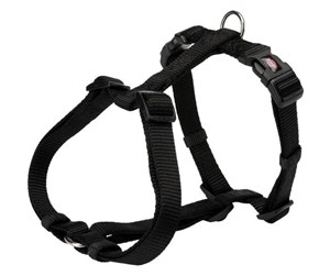 Hund - Trixie Premium H-harness XXS–XS: 20–32 cm/10 mm black - TX204801