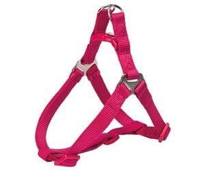 Hund - Trixie Premium One Touch harness L: 65–80 cm/25 mm fuchsia - TX204611