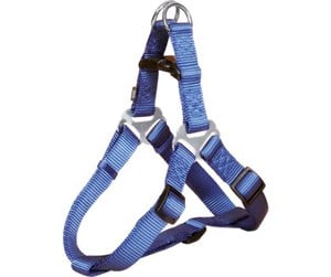 Hund - Trixie Premium One Touch harness L: 65–80 cm/25 mm royal blue - TX204602